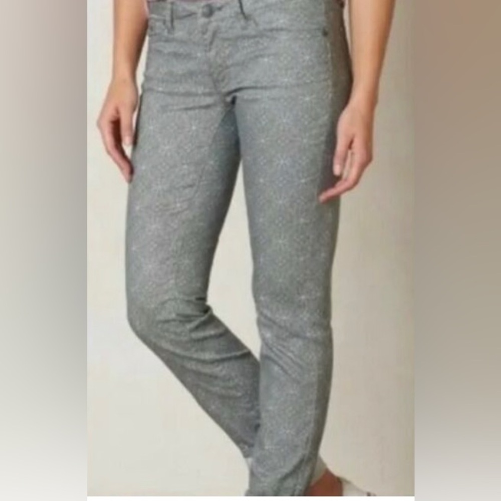 EUC PRANA‎ Gray Patterned Jeans